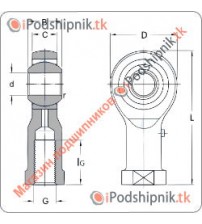 SIKAC20 M (GIKR20-PB SKF )