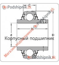 YAR205-2F (GYE 25-KRR-B, UC 205 G2 SKF )